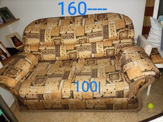 Sofá cama y otro dos plazas