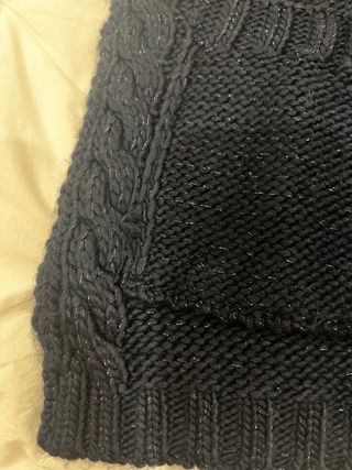 Bufanda Azul con brillo Sfera