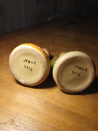 2 Brocchette dipinte a mano