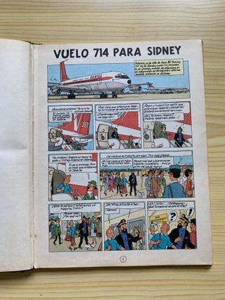 Tintín Vuelo 714 Para Sidney 1971 2ª Edición