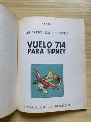 Tintín Vuelo 714 Para Sidney 1971 2ª Edición