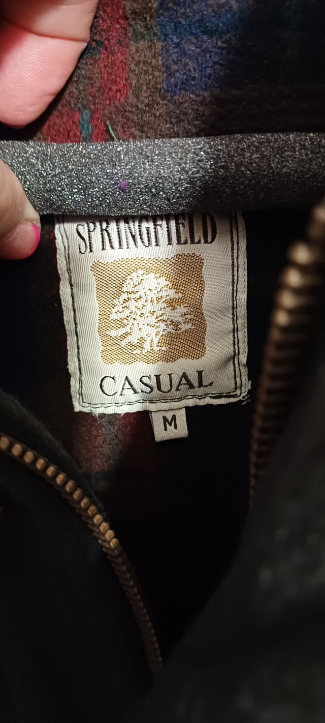 Trenca verde de hombre