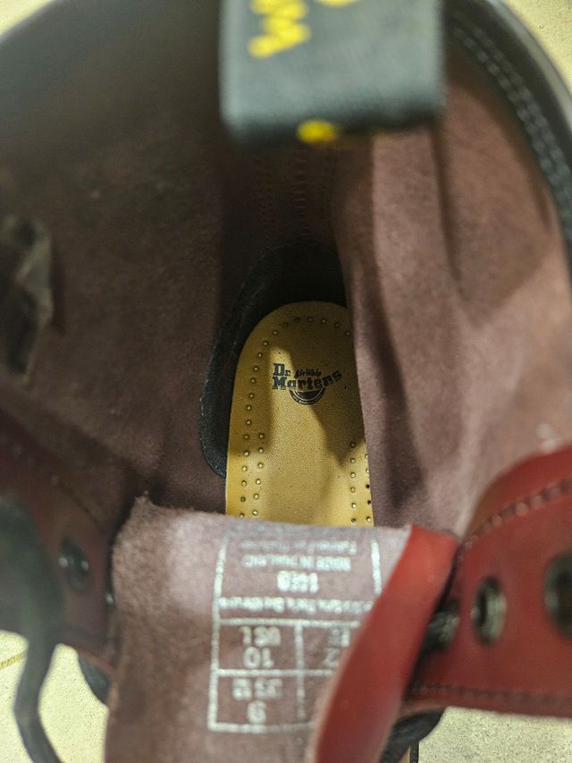 Botas Hombre Dr Martens Cereza