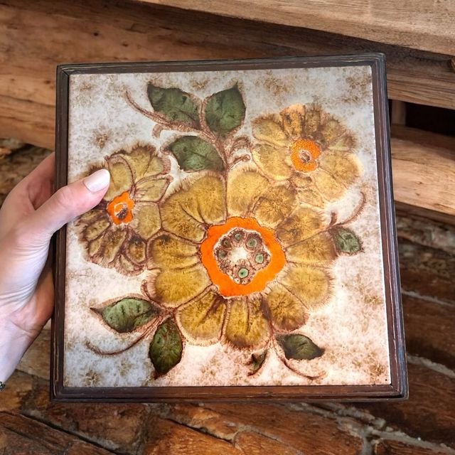 Piatto musicale Carillon anni 60 maiolica francese