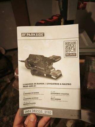 Lijadora de banda Parkside