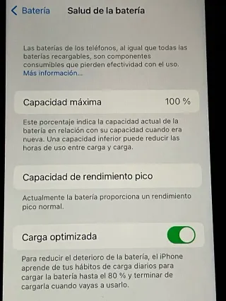 iPhone 7 negro. 100% de batería. Con funda.