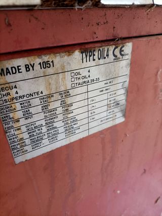 Estufa gasoil marca joannes