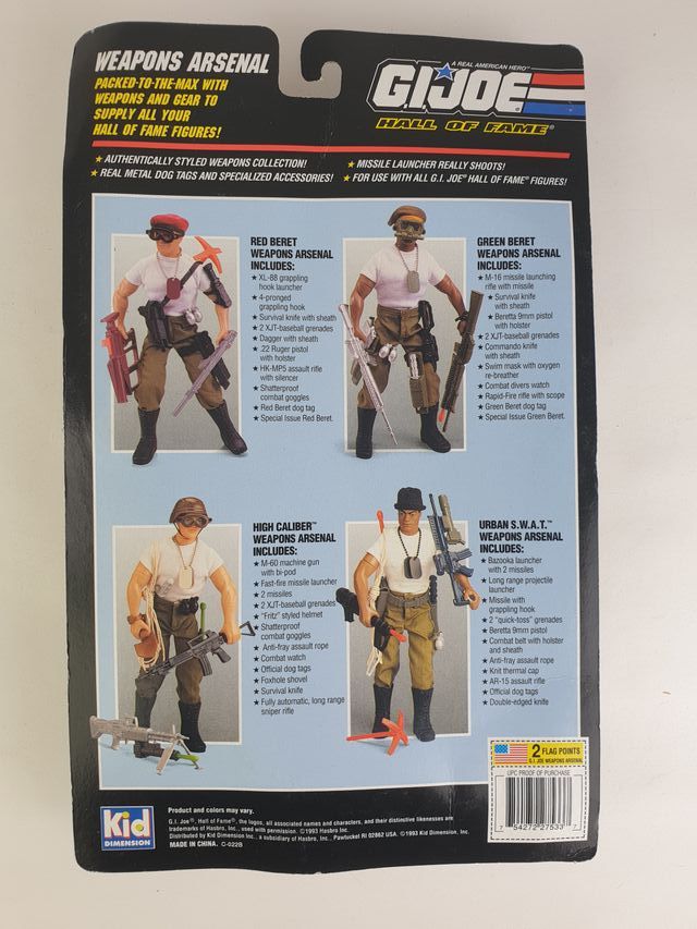 GI JOE/GEYPERMAN ACCESORIOS NUEVO BOINAS VERDES