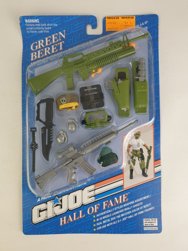 GI JOE/GEYPERMAN ACCESORIOS NUEVO BOINAS VERDES