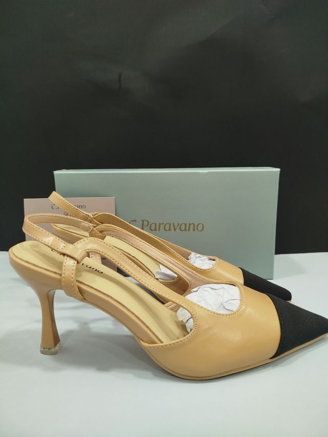 C.Paravano Zapatos tacón bajo para mujer