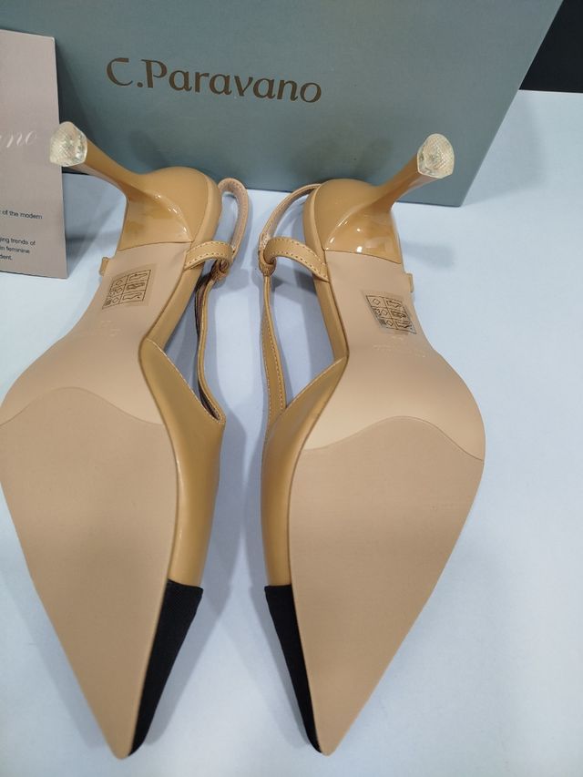 C.Paravano Zapatos tacón bajo para mujer