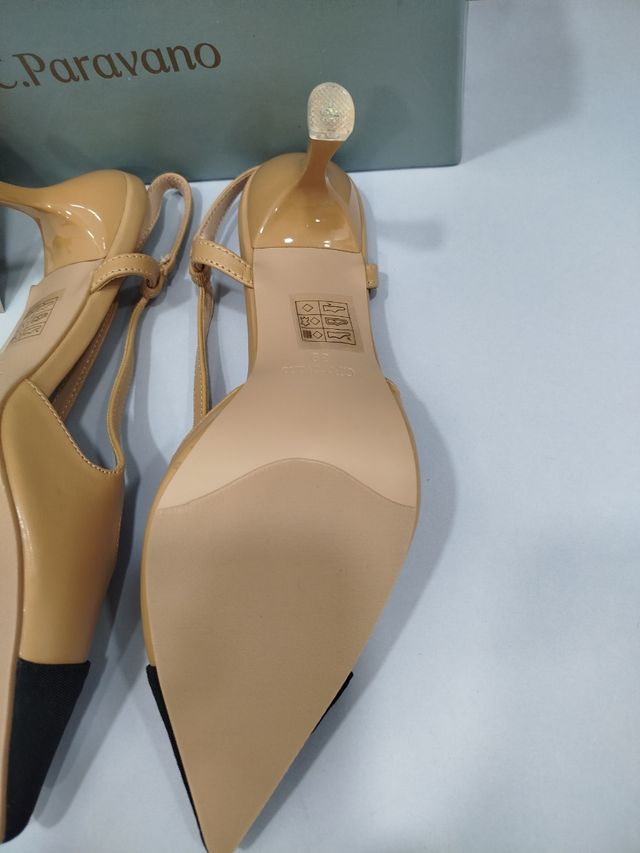 C.Paravano Zapatos tacón bajo para mujer