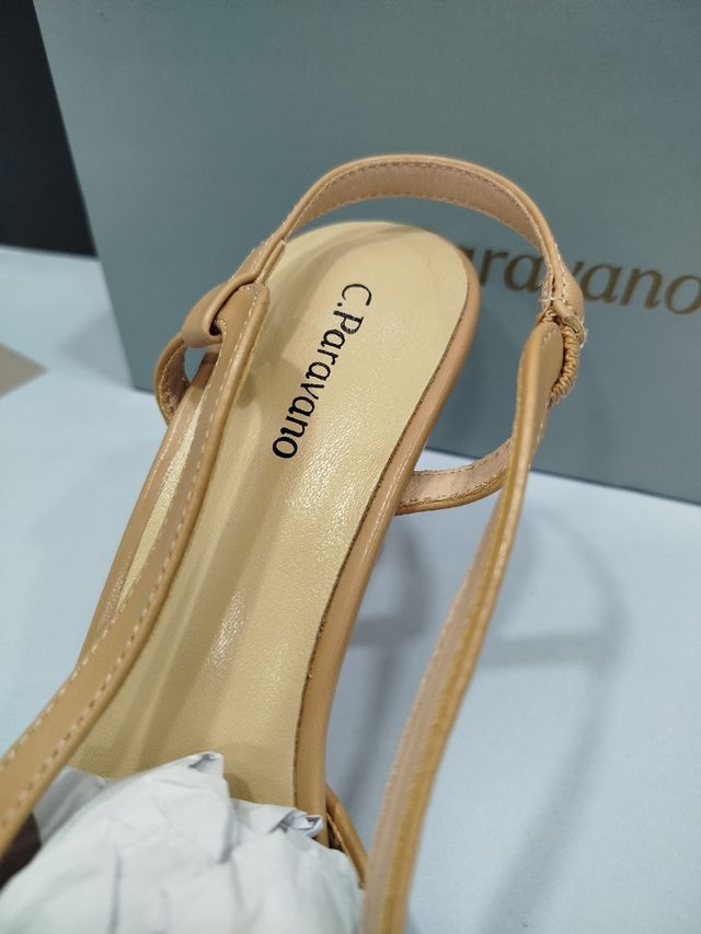 C.Paravano Zapatos tacón bajo para mujer