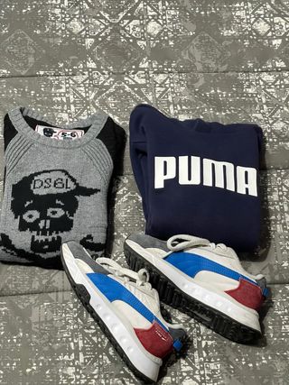 Puma sudadera  jersey desigual  zapatillas puma 