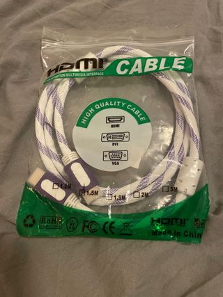Cable HDMI altisima calidad sin estrenar