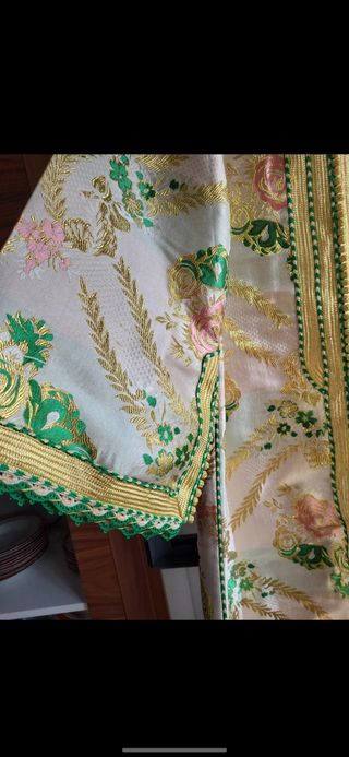 Kaftan arabe de novia hecho a mano 