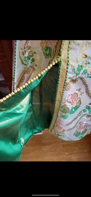Kaftan arabe de novia hecho a mano 