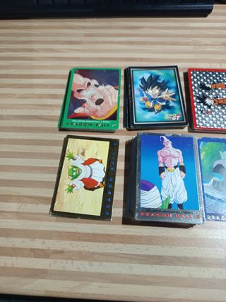 Cartas de dragón ball varias series