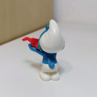 Figura Pitufo violinista Kinder Sorpresa años 90