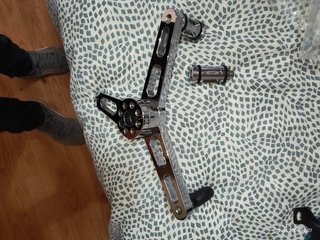 palanca punta talon para sportster