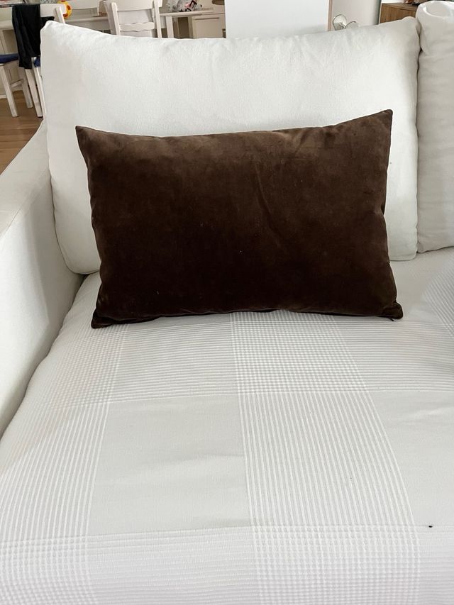 3 Cojines sofa terciopelo