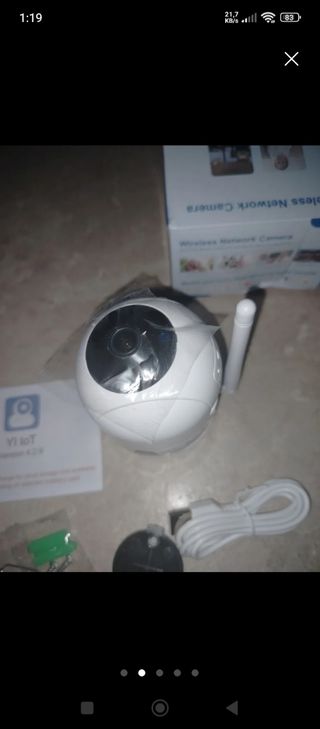 Cámara de vigilancia a estrenar Yi Lot