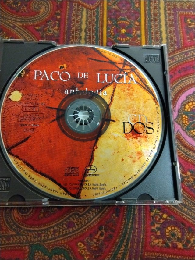 2 CDs. Paco de Lucía. Antología