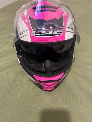 Casco de moto mujer