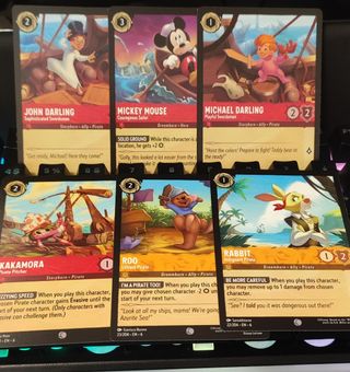6 Cartas Lorcana EN6