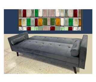 Nuevo Sofa cama en terciopelo