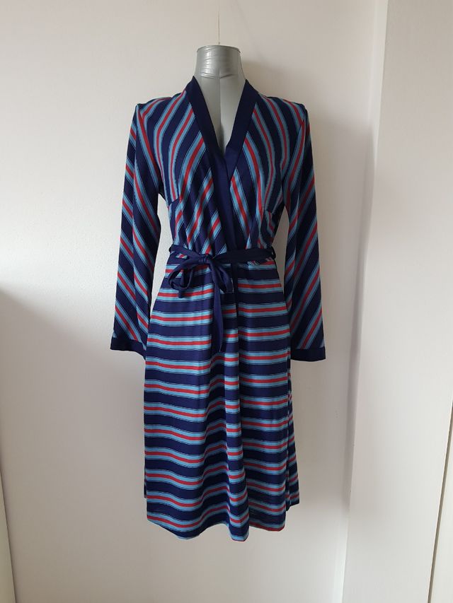 Vestaglia da notte lunga a righe