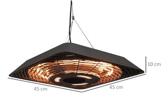 Calefactor colgante de techo exterior NUEVA