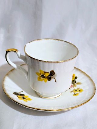 Taza de porcelana Inglesa Royal Stafford