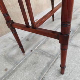 Mesa antigua modernista madera caoba diseño unico