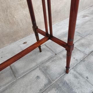 Mesa antigua modernista madera caoba diseño unico