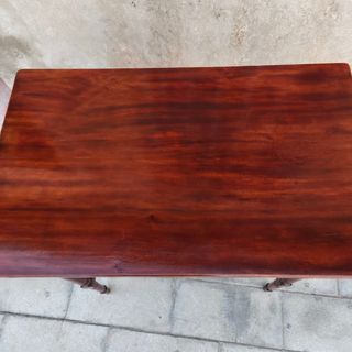 Mesa antigua modernista madera caoba diseño unico