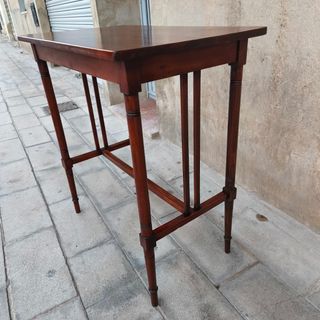 Mesa antigua modernista madera caoba diseño unico