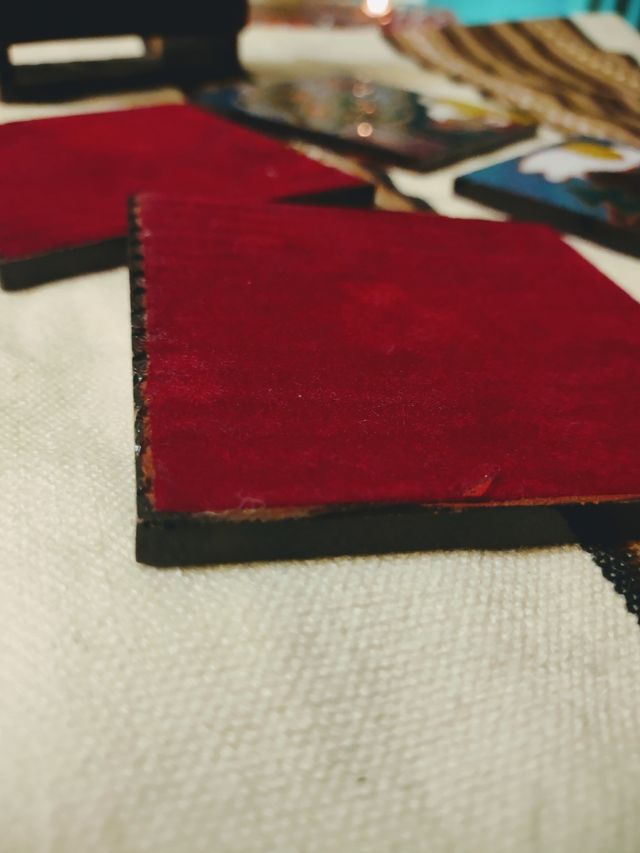 Posavasos vintage de cerámica