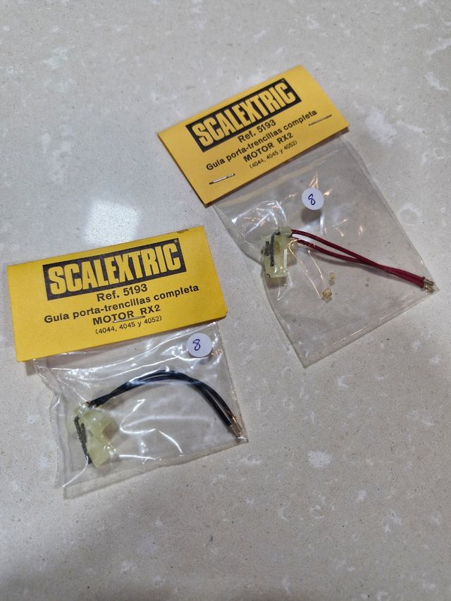 Scalextric guía porta trencillas Rx2