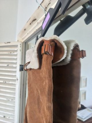 Botas altas de Piel de Mássimo Dutti