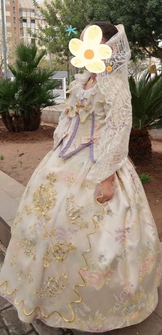 Traje fallera niña 5, 6 años