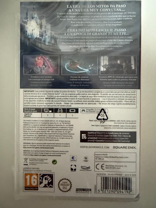 Diofield chronicle switch