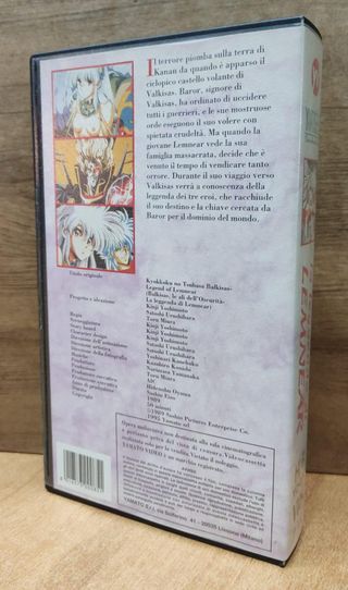Film VHS La leggenda di Lemnear Yamato Video