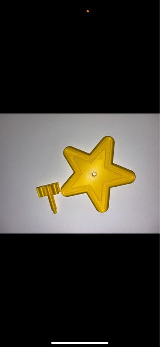Stand modello barbie superstar giallo 