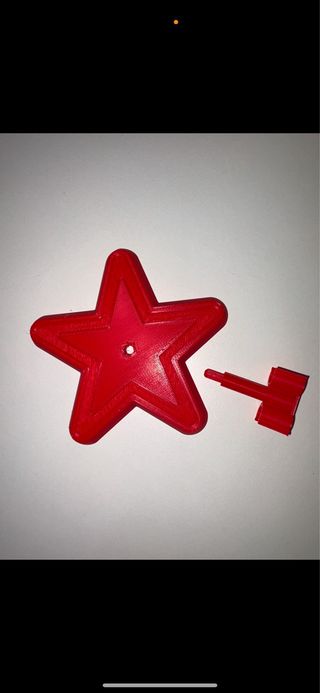 Stand modello barbie superstar rosso