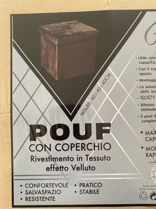 Pouf contenitore