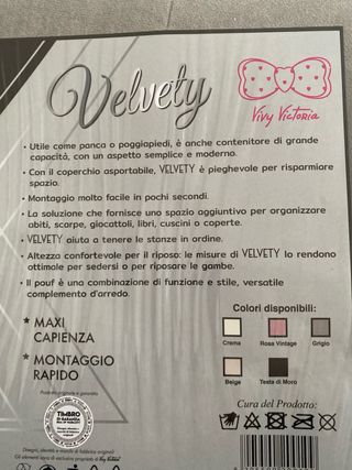 Pouf contenitore