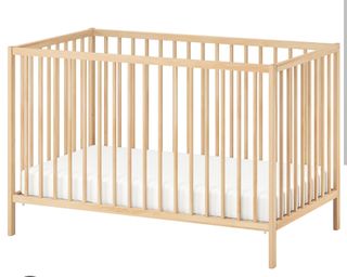 Cuna ikea con colchón-chichoneras