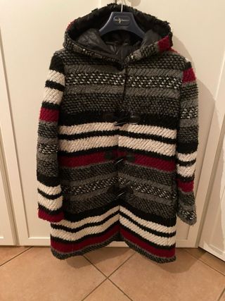 Cappotto di lana colorato