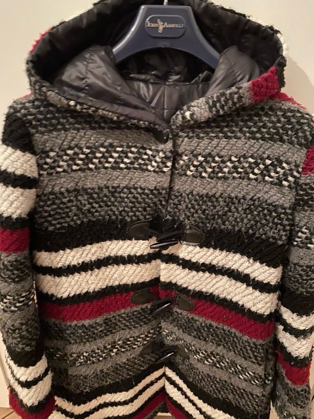 Cappotto di lana colorato